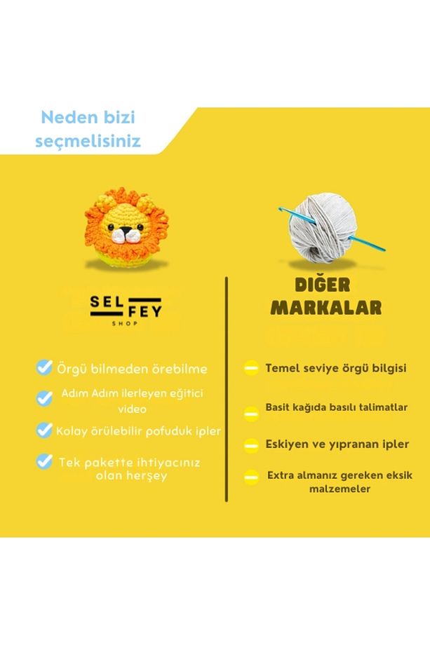 Amigurimi Pıerre The Penguin Tığ Kiti, Amigurimi Penguen Örgü Seti - 5