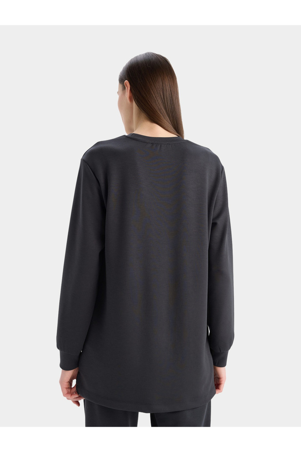 Women Black Solid Long Sleeve T-Shirt - 4
