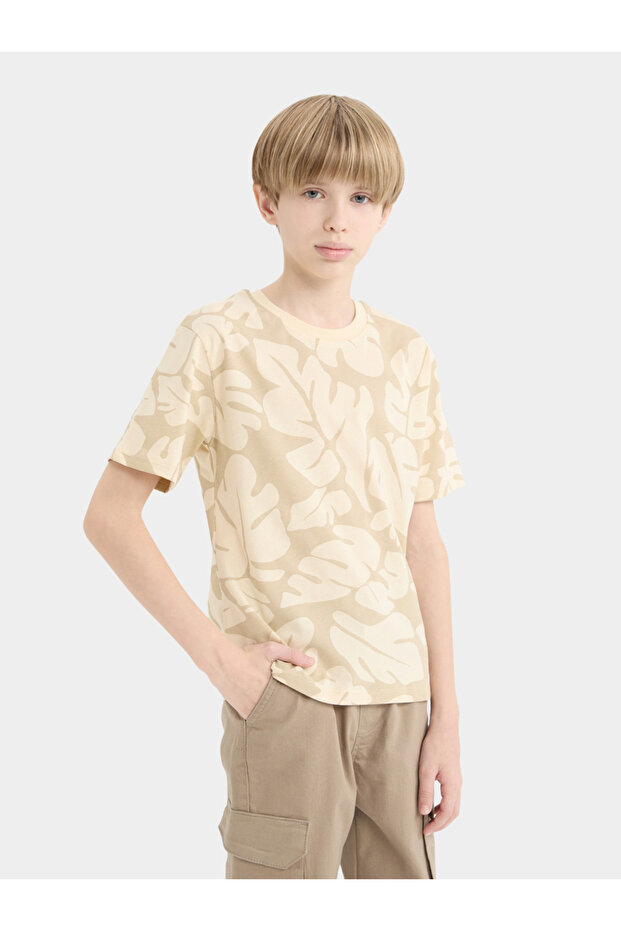 Kids Round Neck Graphic Short Sleeve T-Shirt