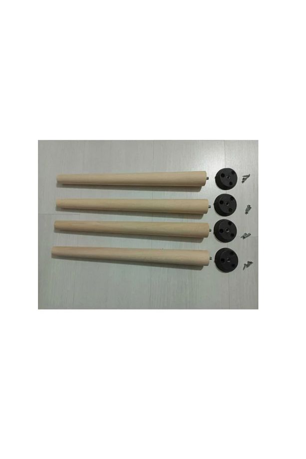 Ahşap Ham Ayak 50 Cm Tek'li Set Kütük Masa Orta Sehpa Zigon Ayağı - 2