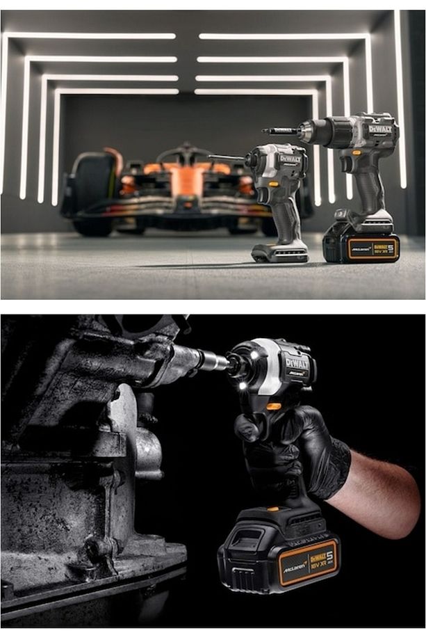 DCK200MP2T-QW X Mclaren 18V XR 5.0 Ah. 2'li Dewalt Şarjlı Vidalama Akülü Somun Sıkma Özel Seri - 8