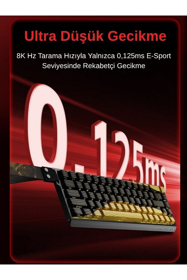 Madlions MAD68 R HE Hall Effect Rapid Trigger (Manyetik Switch) 8000 HERTZ Mekanik Klavye - 5
