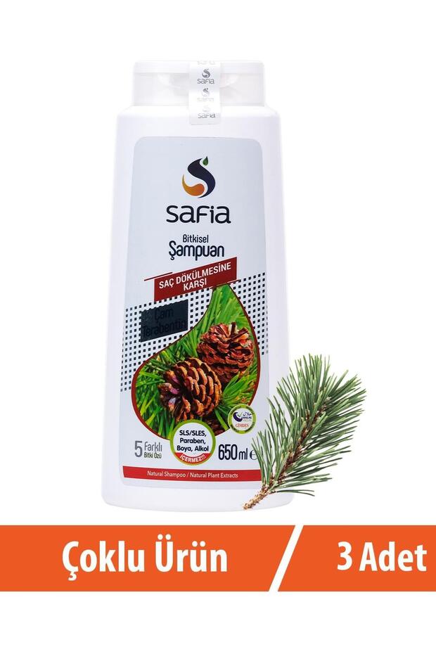 Tüm Saçlar Şampuan 3x650 ml - 1