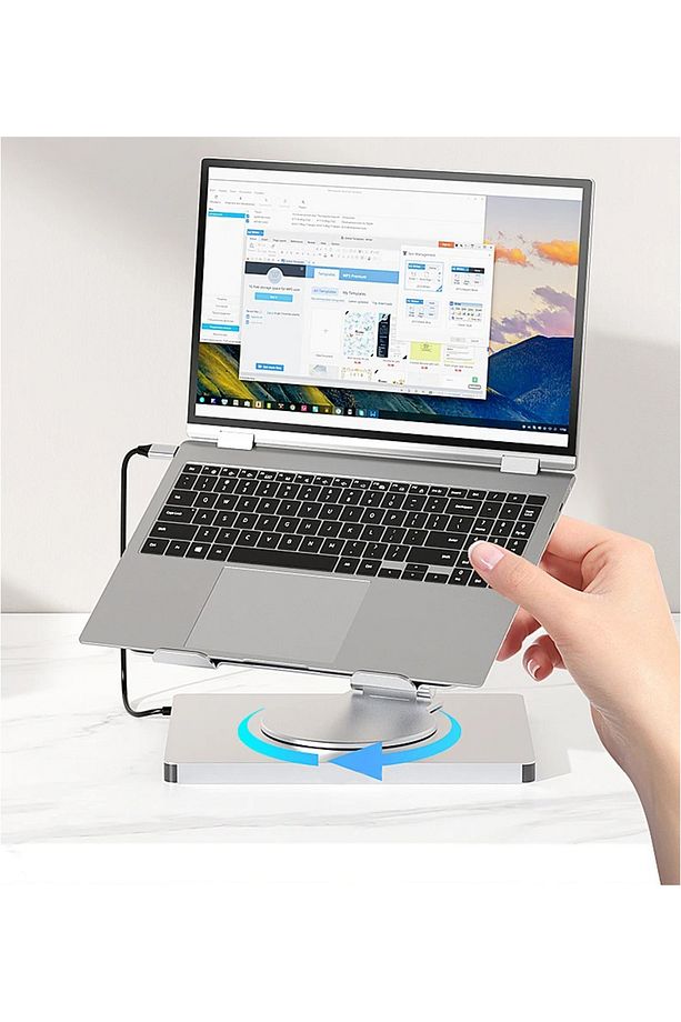 10 in 1 Çok Fonksiyonlu Type-C Hub Notebook Macbook Standı Usb-C Docking Station NSC-101 - 3