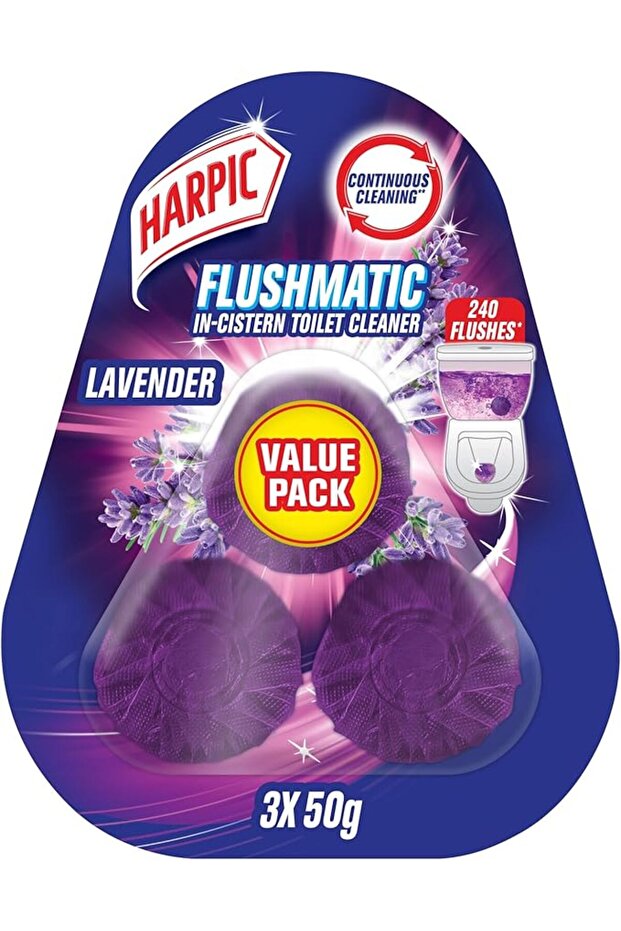 Toilet Rim Block In-Tank 2+1 Free Pack Lavender 50g