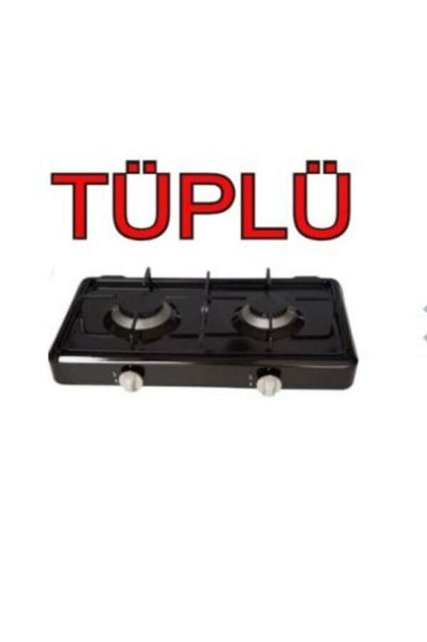 Şişman Mutfak Tüp Uyumlu Ocak Emaye Set Üstü Ocak Dedantör Set - Tüm Mutfak Tüpleri Ile Uyumludur - 3