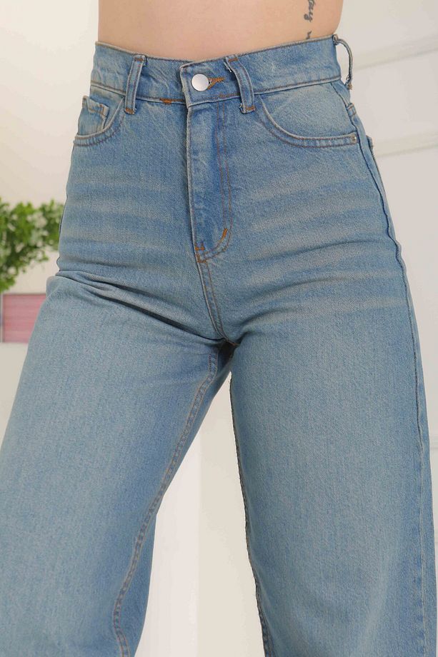 Baggy Kot Pantolon Mavi-tint - 27098 - 4