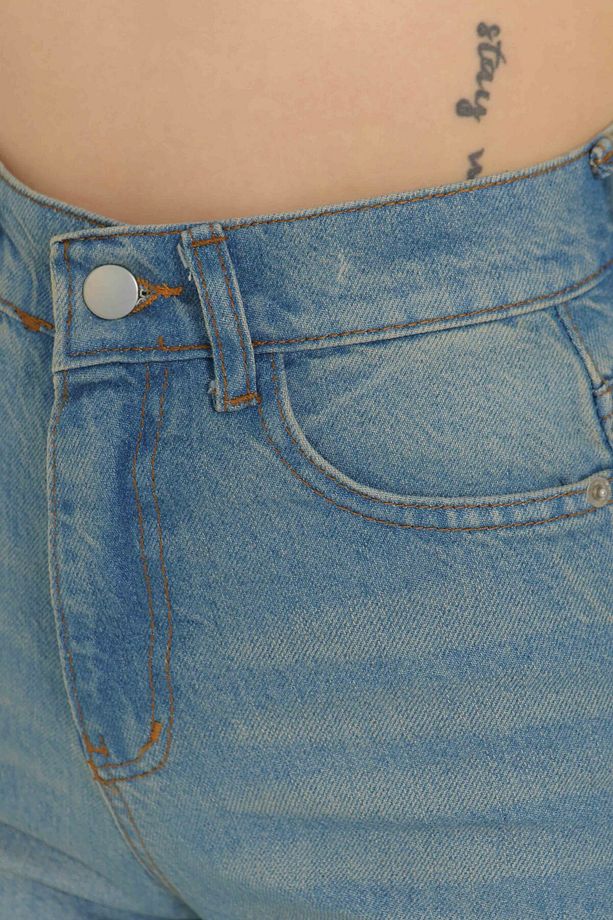 Baggy Kot Pantolon Mavi-tint - 27098 - 5