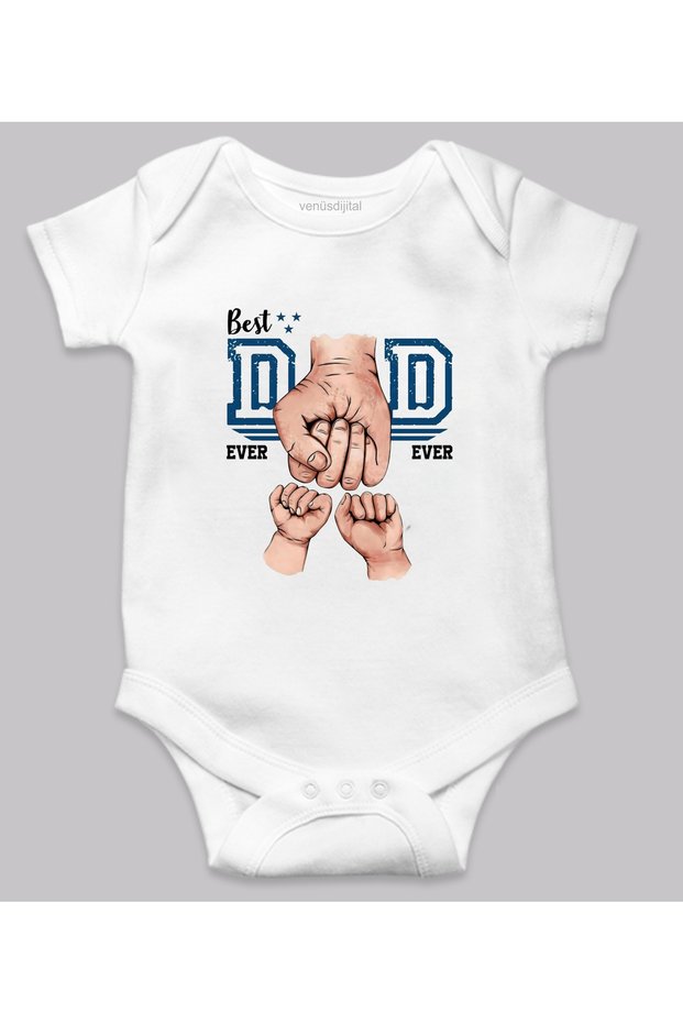 Best Dad Ever Two Kids Design Kids Tshirt