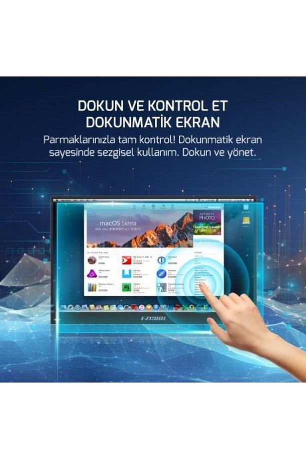 15.6" Ips Dokunmatık E15t 4ms 60hz Mhdmı-usbc Taşınabilir Monitör - 3