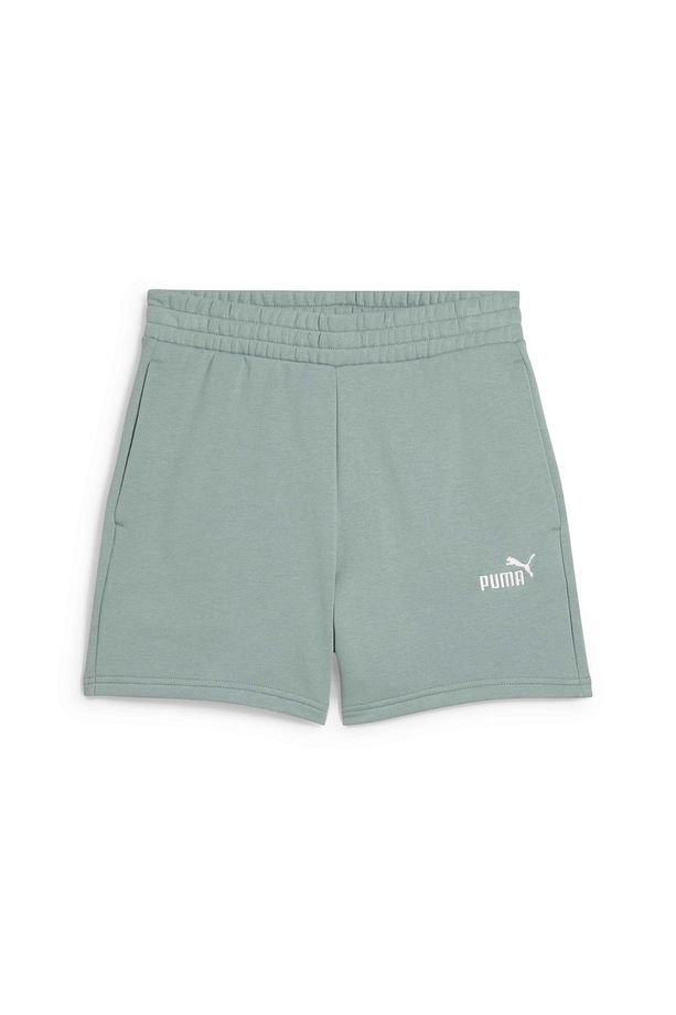 Puma Essentials No 1 Logo Kadın Yeşil Şort - 4