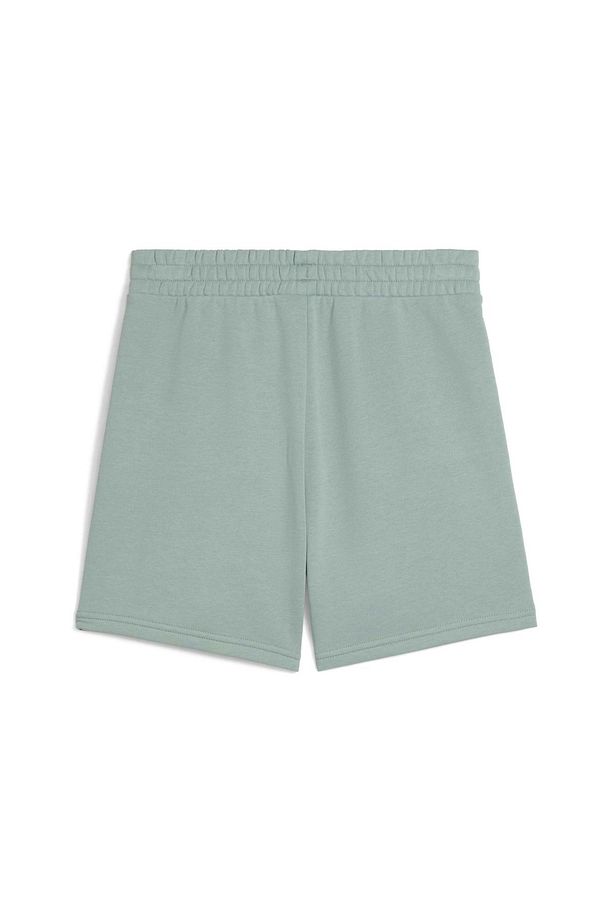 Puma Essentials No 1 Logo Kadın Yeşil Şort - 5