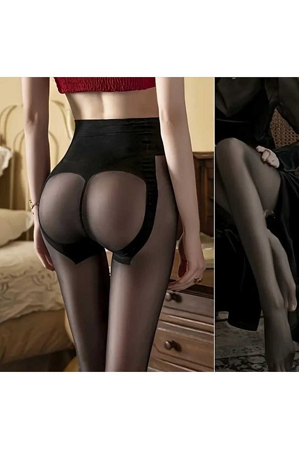 YUKSEK BEL PUSH UP KÜLOTLU ÇORAP - 3