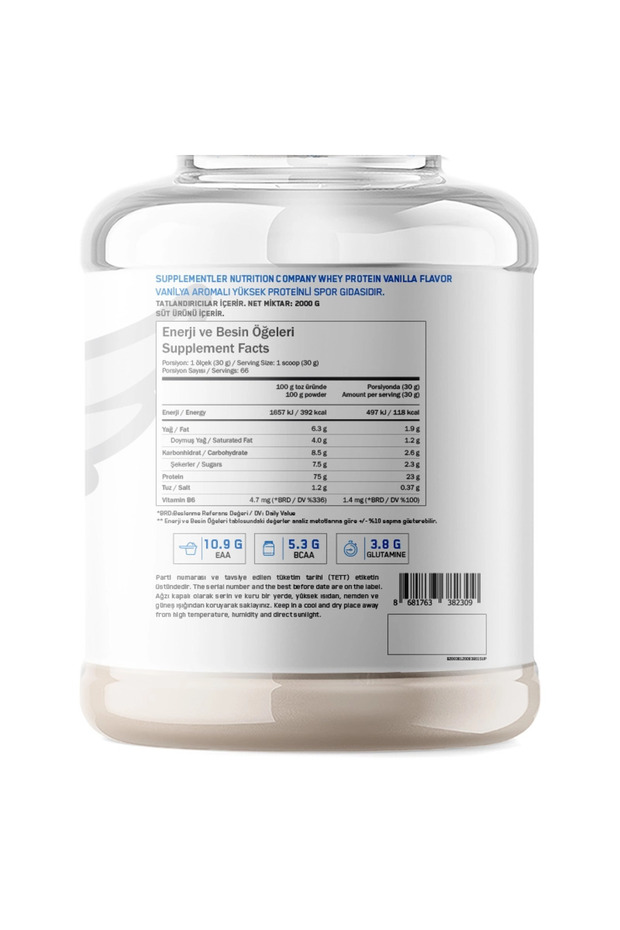 Whey Protein 2000 Gr - Vanilya - 2