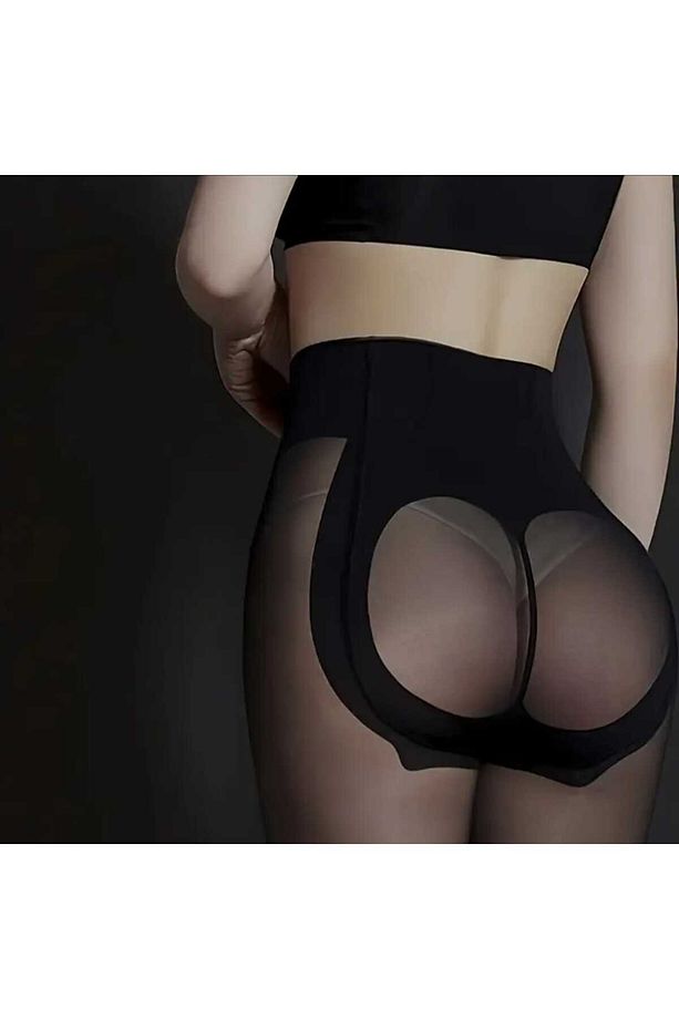 YUKSEK BEL PUSH UP KÜLOTLU ÇORAP - 2