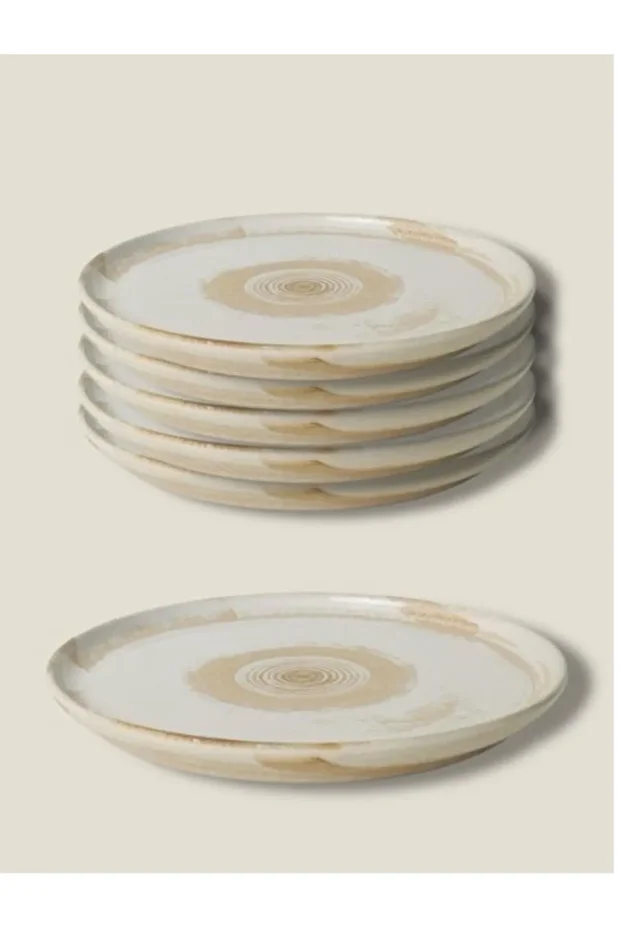 Nordıc Pasta Tabağı 22 cm Krem 6 Adet Msh - 2