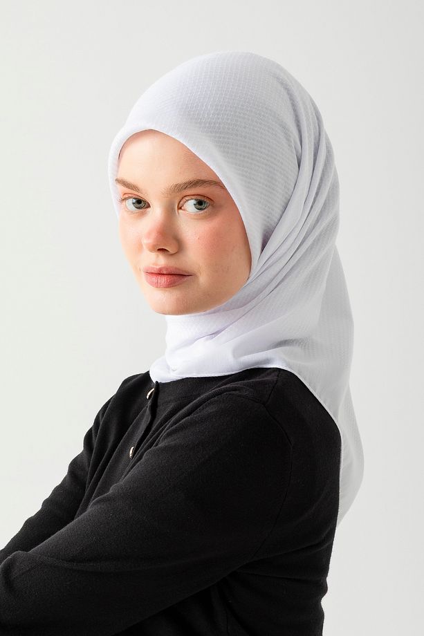 2'li Pamuk Jakar Eşarp, Doğal Ve Şık Görünüm, Jakarlı Pamuk Eşarp, Soft Pamuk Eşarp. - 5
