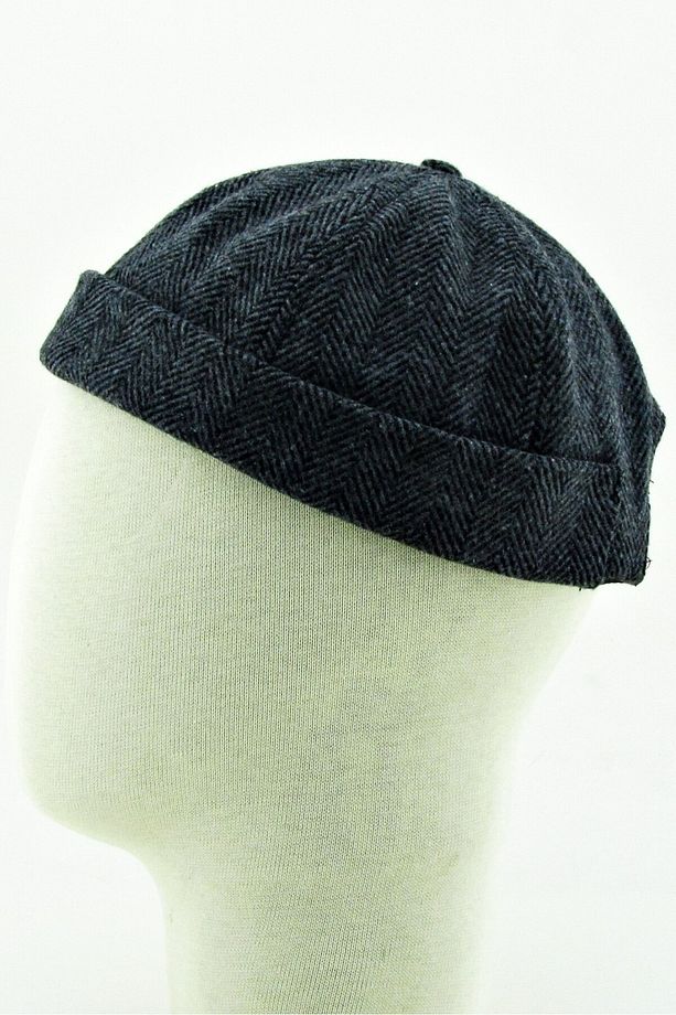 Kışlık Yünlü Retro Docker Cap Takke Leon Bere Unisex Şapka Cp236 - 8