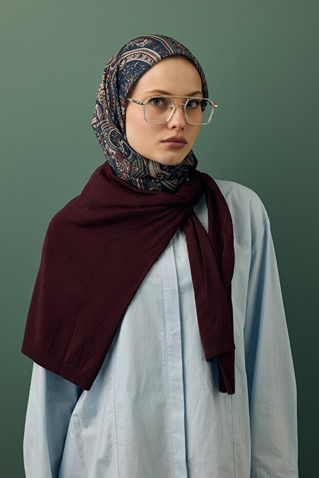 Cotton Patterned Scarf Sitara - 2