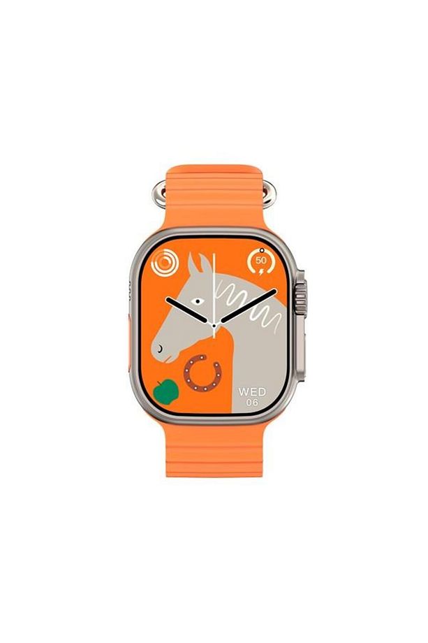 W69 Watch Ios Ve Android Uyumlu Mactive 2.05" Inç Geniş Ekranlı Gümüş Akıllı Saat - 4