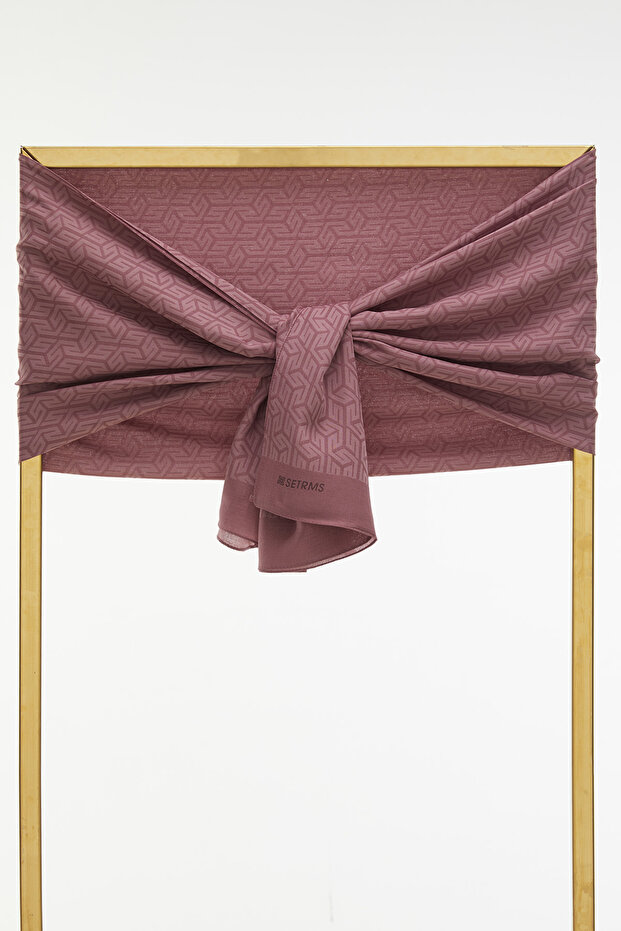 Labirent Desenli Şal - 1