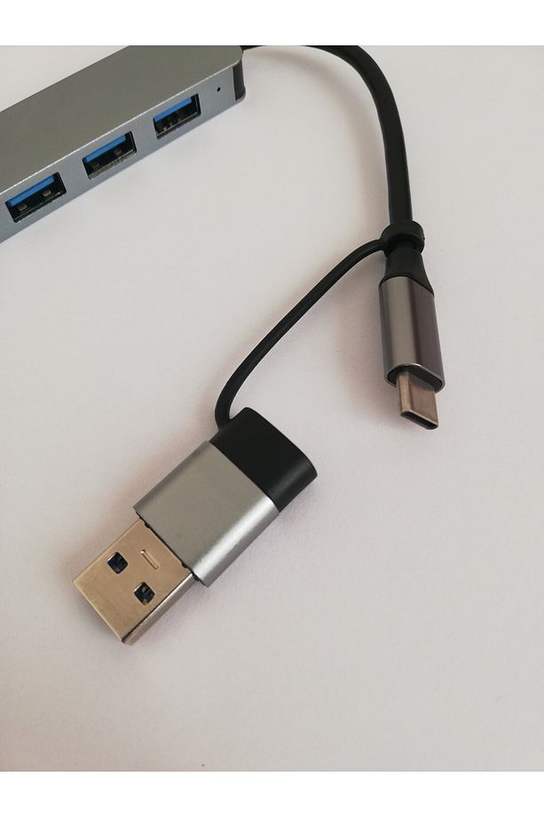 8-in-1 USB-C Çoklu Port Hub – Type-C Adaptör, SD/TF Kart, USB 3.0 & 2.0, Audio - 5