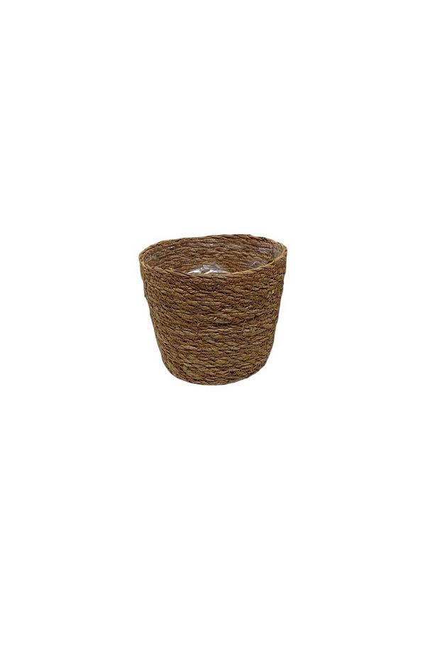 Yuvarlak Poşetli Hasır Saksı 14x14x14 Cm 12027 - 1
