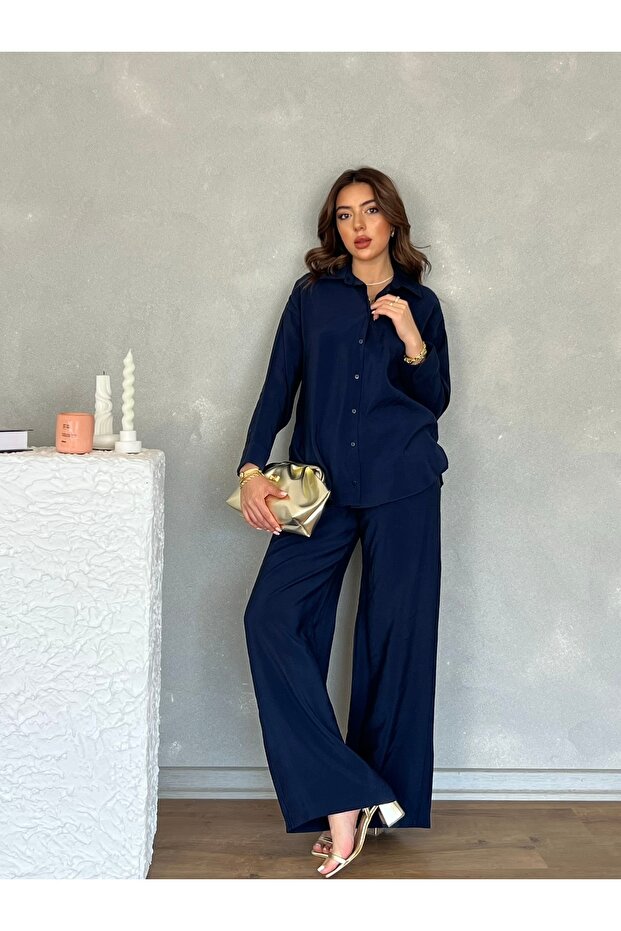 Oversize Modal Kadın Gömlek - 2