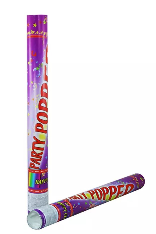 Tun confetti colorate, 30cm
