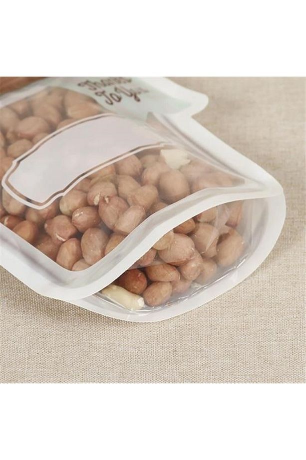 Betsima® Kavanoz Görünümlü Kilitli Poşet Çıtçıtlı ve Pratik Torba 4 Adet - 8