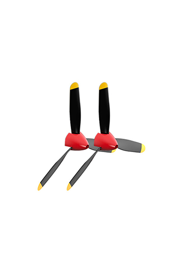 2PCS Propeller 3 RC Plane Accessories USB Charger Propeller Landing Gear Remote Control Aircraft Spa