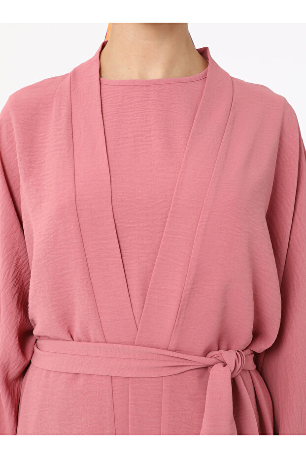 Kapa&Pantalone&Bluza Trostruki Aerobin Set - Prašnjava Ruža - Refka - 6