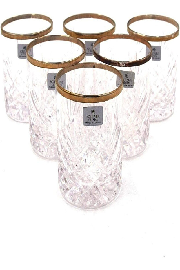 6-Piece Crystal Tumbler Glass Set