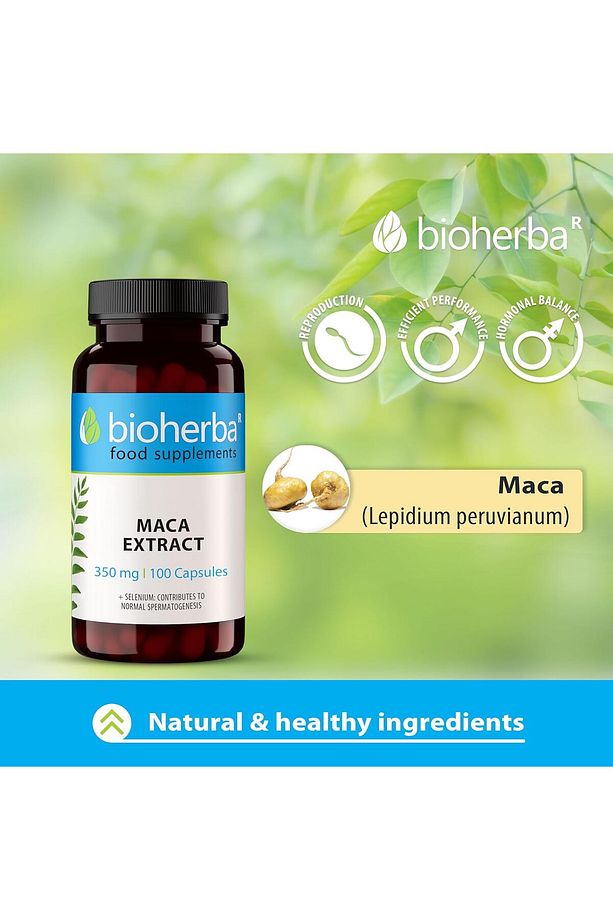 Maca(matcha Tozu) Extract+selenium(selenyum) 350 Mg 100 Caps - 6