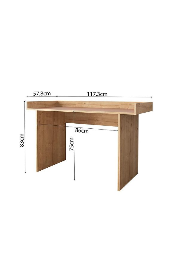 Somas S6510 Çalışma Masası Safir-tarçın Ders Çalışma Ofis Masası Pratik Kurulum - 7