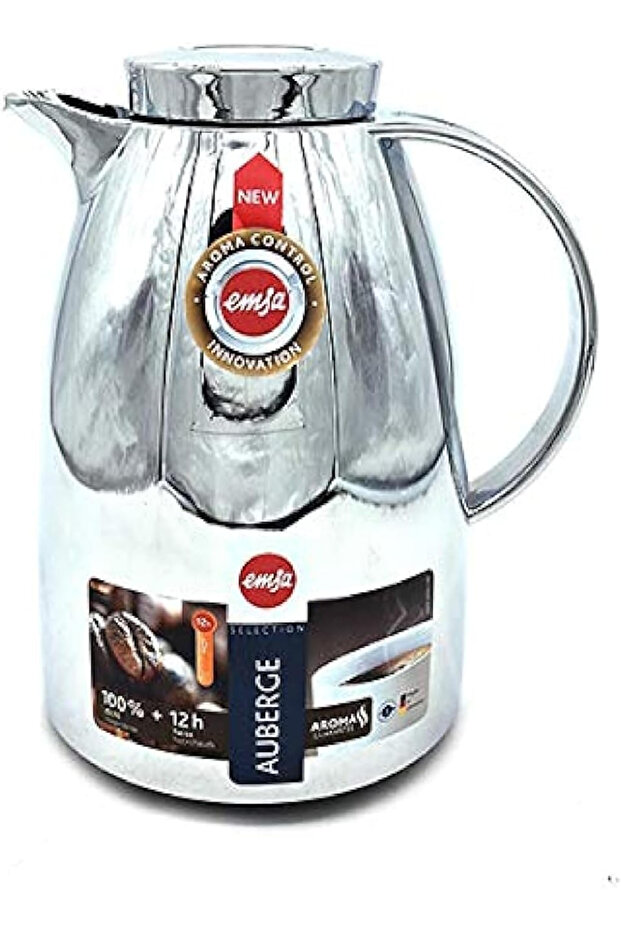 Auberge Aroma Control Vacuum Jug 1L – Silver Finish