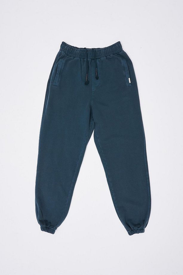 Erkek Yıkamalı Basic Jogger Asphalt Eşofman Altı - 7