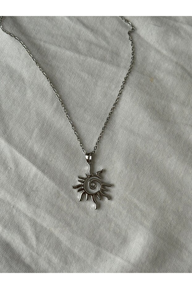 güneş çelik kolye - 1