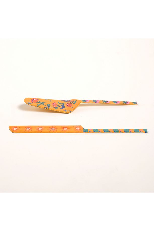 Rampur Çelik Servis Seti 30x10x2 Cm Sarı - 3