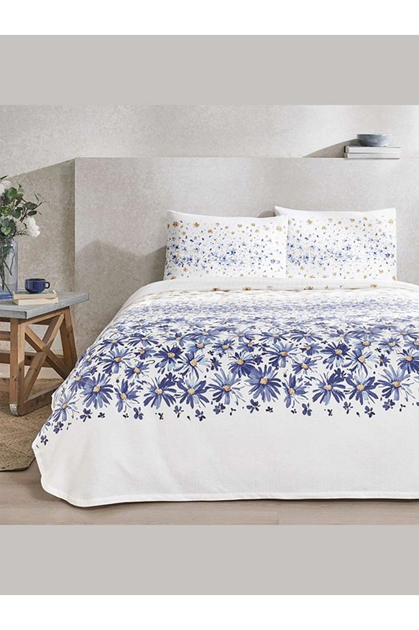 Pike Takımı Flora Mavi Çift Kişilik - 1