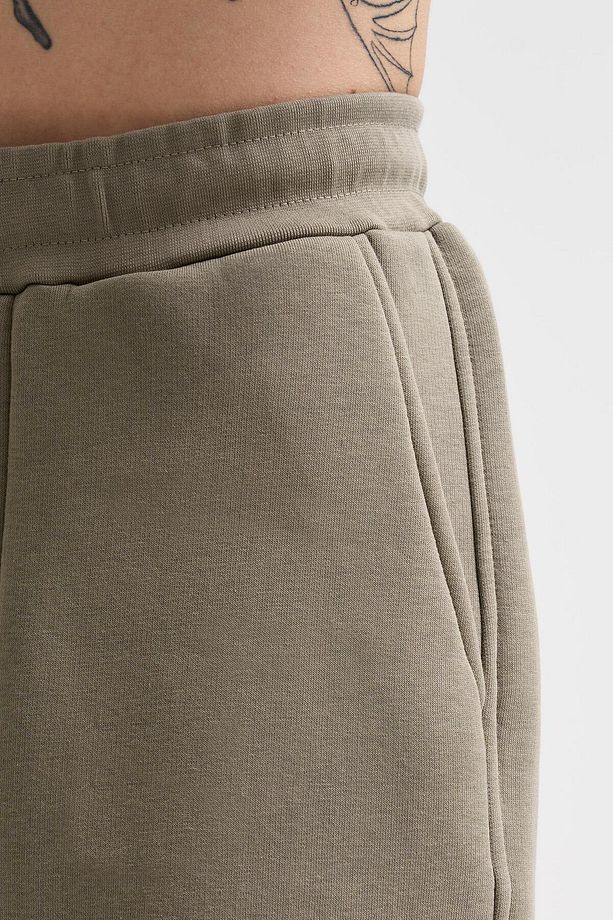 Erkek Oversize Baggy Eşofman Altı Khakı - 4