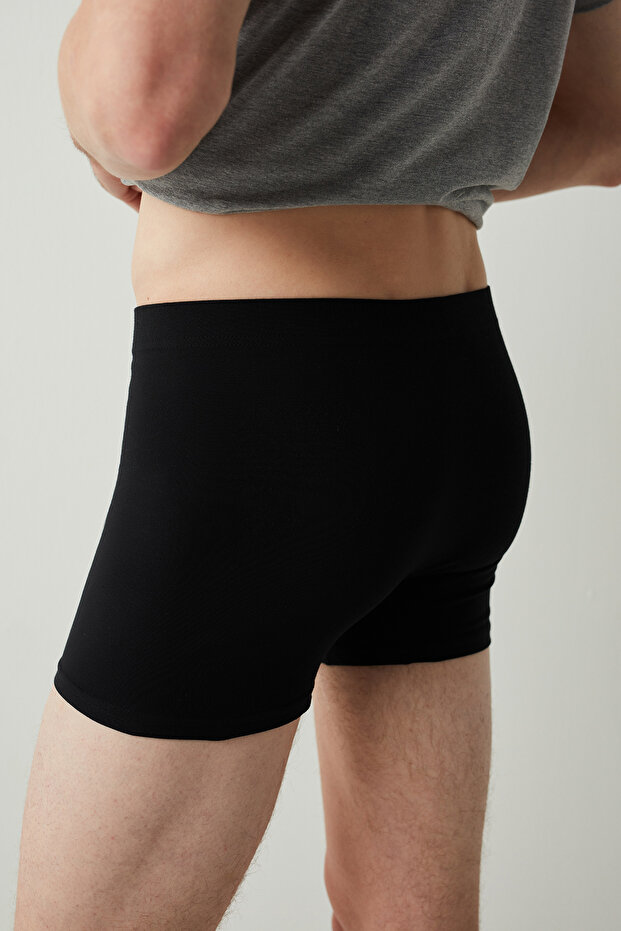 Siyah Basic Tube 3lü Boxer - 4