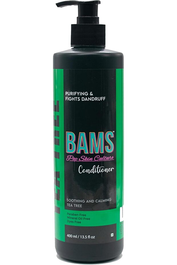 BAMS | Tea Tree Conditioner | Soothing & Refreshing Formula for Dandruff Control and Itchy Scalp Rel