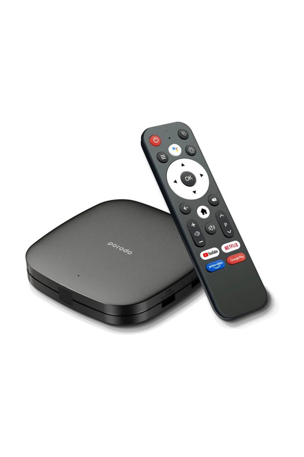 رسيفر اندرويد مع ذاكرة تخزين 8 جيجابايت ورام 2 جيجابايت وإصدار أندرويد 9.0 باللون الأسود - 1