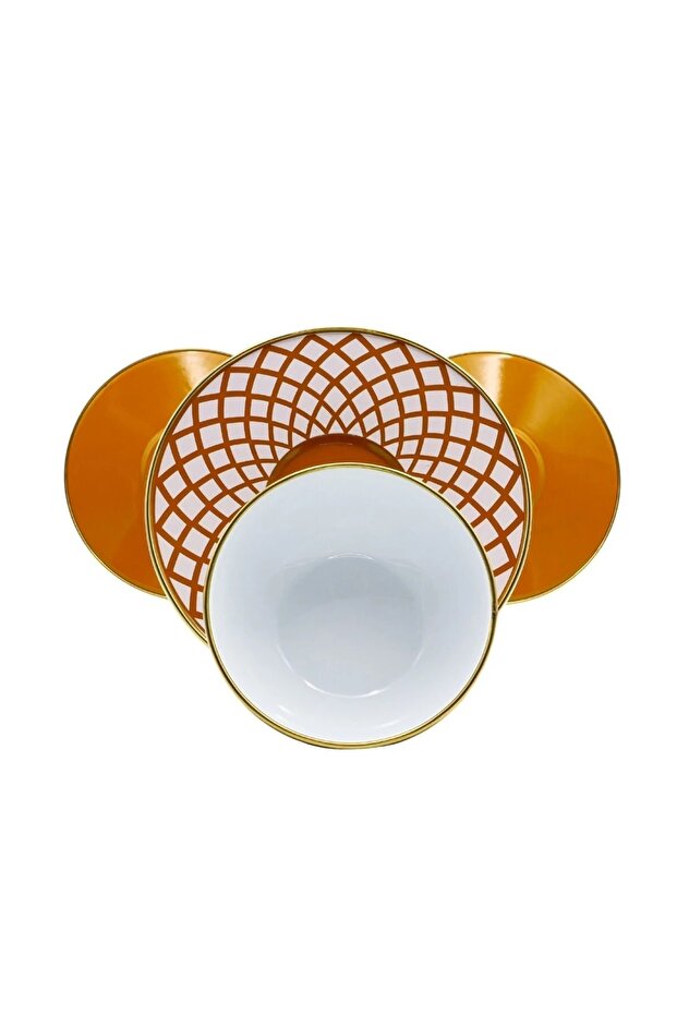 15 Piece Enamel Academia Soulmate Set Orange