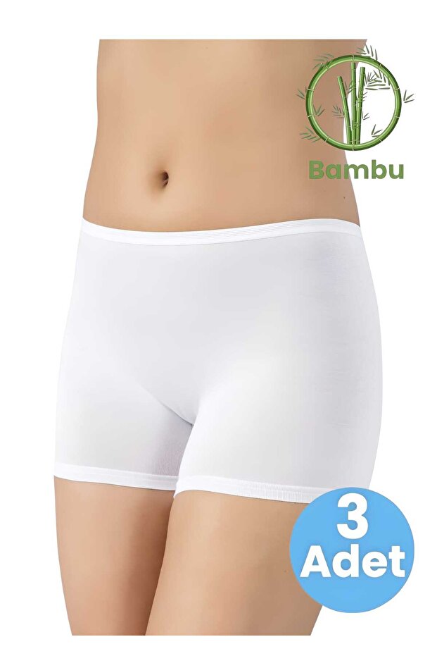 Women's 3-Piece Bamboo Non-Marking Boxer Shorts Panties