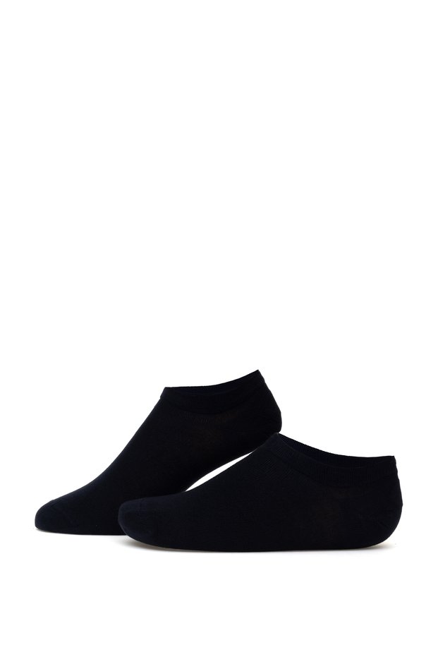 Men's Bamboo Blend Navy Blue Booties Basic Socks 50308417-200