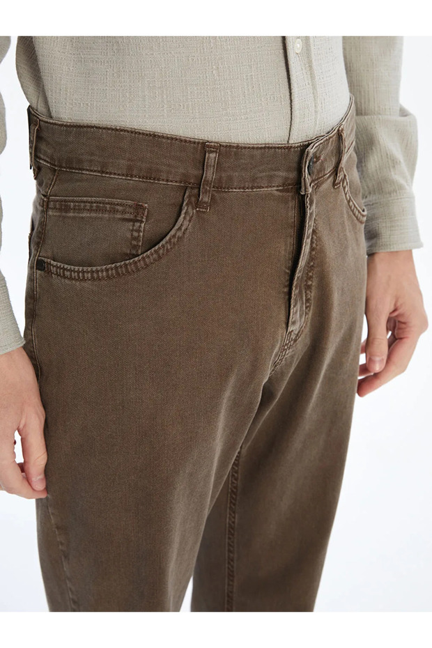 LCW Jeans Kahverengi 779 Regular Fit Erkek Jean Pantolon - 3