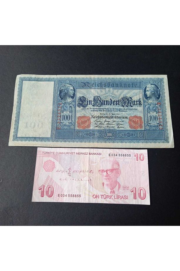 399636834cfe8eb332 1910 Almanya 100Mark TEMİZ+/ÇT eski yabancı kağıt para - 2