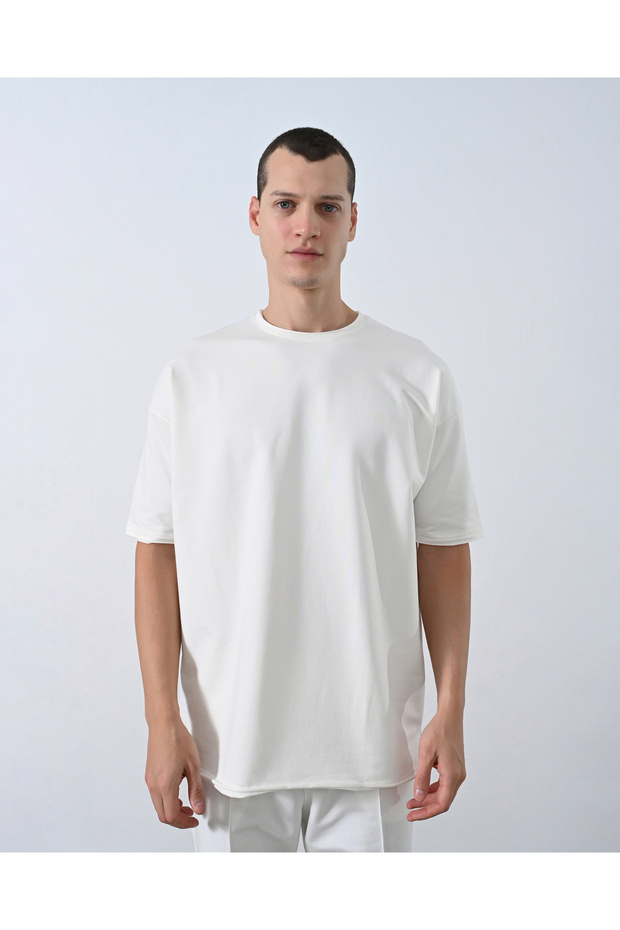 Men's Oversize Crew Neck Basic T-Shirt